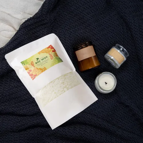 Miniatura 6 de Wfmolcand Suministros para hacer velas de cera de soja natural DIY - Hojuelas de cera de soja - Hecho de granja, sin aditivos, inofensivo y puro 2