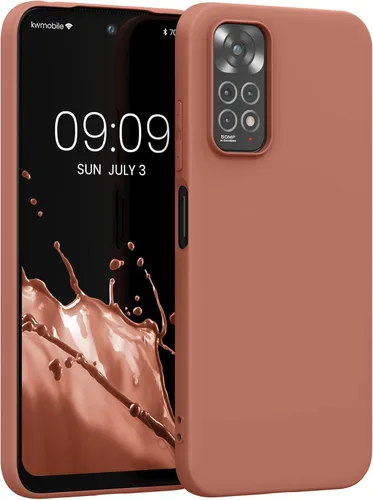 Miniatura 93 de kwmobile Funda compatible con Xiaomi Redmi Note 11 / Note 11S - Funda protectora de silicona TPU suave y delgada - Azul Báltico