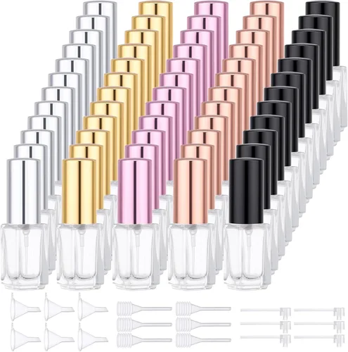 Miniatura 29 de Segbeauty Mini botella de perfume de viaje de 0.1 oz, atomizador de perfume de vidrio, pulverizador de colonia de viaje, botella de spray recargable