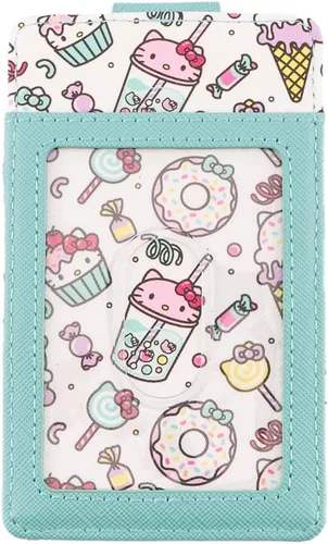 Miniatura 2 de Loungefly Sanrio Hello Kitty Sweet Treats - Cartera tarjetero, Multi, Funda tipo cartera para tarjetas