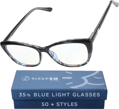 Miniatura 33 de Sleep ZM Blue Light Blocking & Light Sensitivity Glasses - 8 Lens Types for Comfort, Relaxation, Sleep & Relief