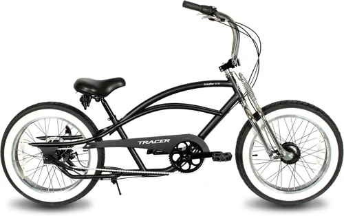 Miniatura 4 de MICARGI Marco de acero elástico Cruiser de 26 pulgadas y protector de cadena para posavasos de 1/3/7 velocidades/freno de disco multicolor