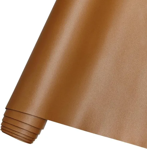 Miniatura 31 de HYANG - Hojas de piel sintética de color liso beige, 1 rollo de 12 x 53 pulgadas, piel sintética ideal para hacer proyectos de manualidades hechos a