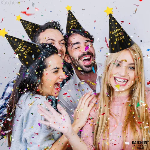 Miniatura 5 de KatchOn, Happy New Year Hats - New Year Eve Party Hats & Decorations 2025