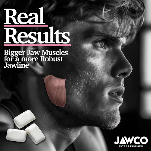 Miniatura 9 de JAWCKO Chicle Ultra-Resistente para Mandíbula Obtén una Mandíbula Más Fuerte y Cuadrada Chicle Duro de Entrenamiento para Mandíbula Fuerza 15X
