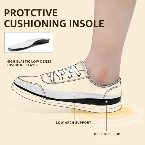 Miniatura 6 de STQ Zapatos sin cordones para mujer, zapatillas de lona clásicas de moda