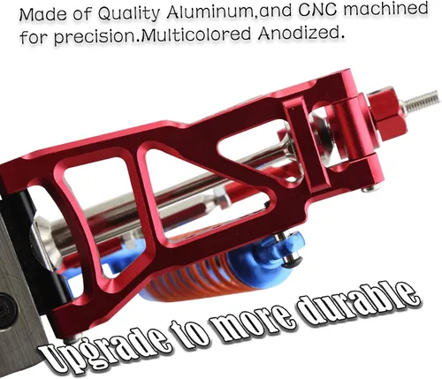 Miniatura 5 de Pieza de actualizaciones para 1/10 Rustler VXL 2wd/Stampede VXL 2wd, suspensión delantera trasera de aleación A brazos, bloques de dirección