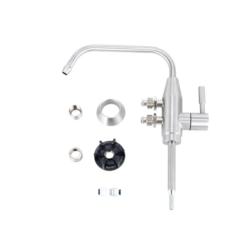 Miniatura 6 de Grifo de agua alcalina, 1/2 "grifo ionizador de dos caños de acero inoxidable para sistema de filtración de ionizador de agua alcalina