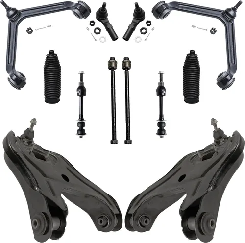 Miniatura 108 de Detroit Axle - Kit de suspensión delantera de 12 piezas para Mercury Grand Marquis Ford Crown Victoria Town Car 2003-2011, 2 brazos de control