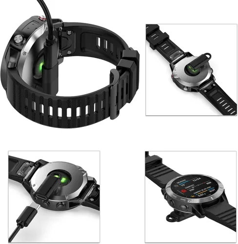 Miniatura 6 de Paquete de 2 adaptadores USB-C hembra a macho para Garmin Watch, adaptador de carga tipo C para Instinct 2 3 E/Fenix 8/6/7X/7/6X/Venu 2