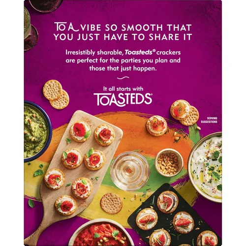 Miniatura 9 de Toasteds Crackers, Cracker Collection, aperitivos para el almuerzo, paquete variado, caja de 12 onzas (1 caja) (paquete de 2)