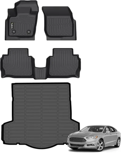 Miniatura 133 de Tapetes de piso para todo clima y forro de carga con respaldo para Chevrolet Suburban de 7 asientos 2021-2025 / GMC Yukon XL de 7 asientos
