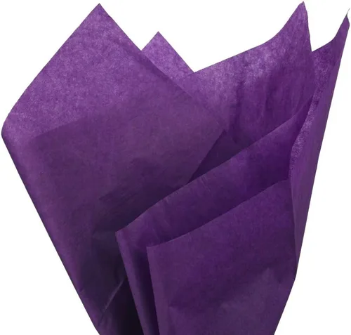 PMLAND - Papel de regalo de calidad superior, 15 x 20 pulgadas, 100 hojas Púrpura oscuro