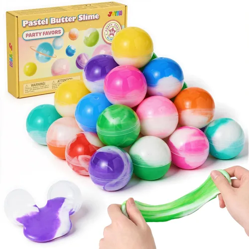 Miniatura 12 de JOYIN Slime Party Favors, Paquete de 24 Pelotas de Slime Galaxia - Elásticas, No Pegajosas, Sin Desorden, Alivio del Estrés y Seguras - Juguetes