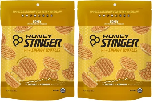 Miniatura 15 de Honey Stinger Gofre de Mantequilla de Maní Orgánica, Stroopwafel Energético para Ejercicio, Resistencia y Rendimiento, Nutrición Deportiva