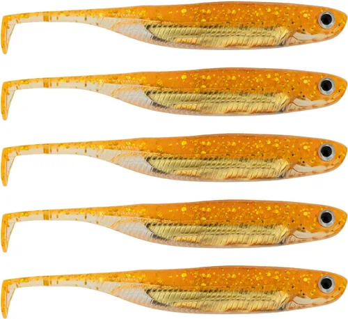 Miniatura 14 de QualyQualy Cebo de plástico suave Swimbait Paddle Tail Shad Lure Soft Bass Shad Bait Shad Minnow Paddle Tail Cebo de natación para Bass Trucha 2#