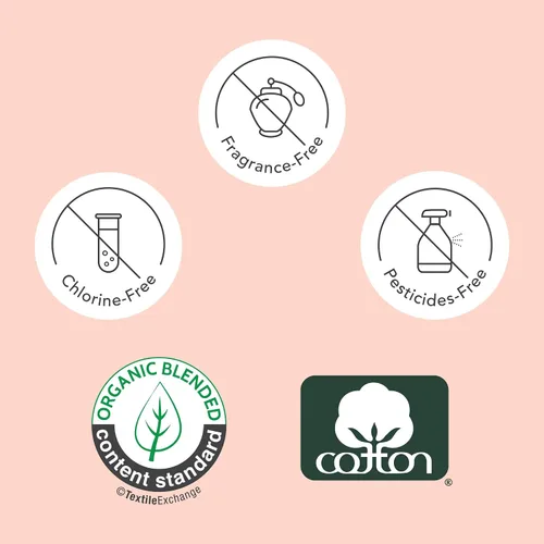 Miniatura 7 de HESTA almohadillas para menstruación reutilizables de algodón orgánico, juego de 3, Ajustado