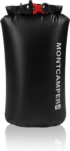Miniatura 18 de CORDURA Bolsa seca impermeable de 10 litros – Saco resistente IPX6 con silbato de supervivencia para kayak, camping, navegación, playa – Mochila