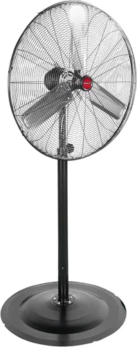 Miniatura 12 de OEMTOOLS OEM24871 - Ventilador de pedestal oscilante de 20 pulgadas, altura ajustable para garaje, tienda, gimnasio, almacén de flujo de aire