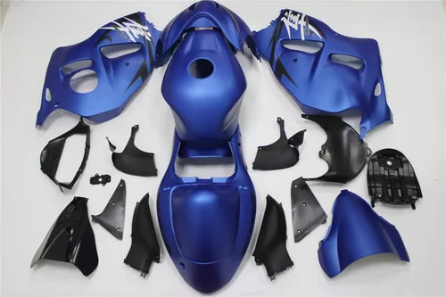 Miniatura 2 de Carenado completo azul mate para Suzuki 1997-2007 GSXR 1300 Hayabusa Gen1 inyección ABS plásticos posventa carrocería kit de carrocería 1998 1999