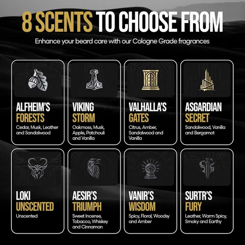 Miniatura 4 de The Beard Struggle Radiance - Paquete de lavado y acondicionador para barba para hombre, colección Platino, paquete de 2, Aesir's Triumph, nutre