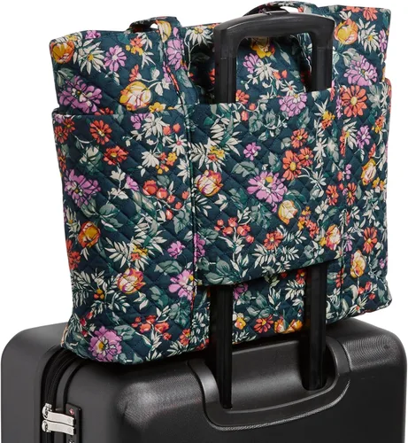 Miniatura 4 de Vera Bradley Bolso de mano Vera de lujo de algodón