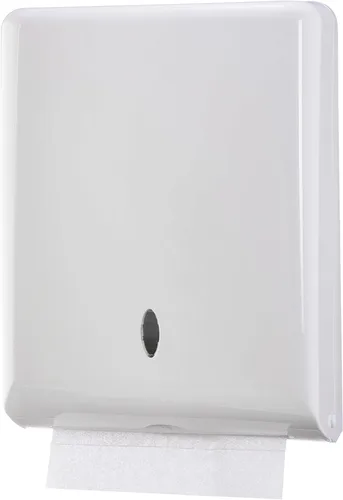 Dispensador de toallas de papel comercial para montaje en pared, capacidad para 500 toallas de mano multipliegues, plegadas en Z, plegadas en C,
