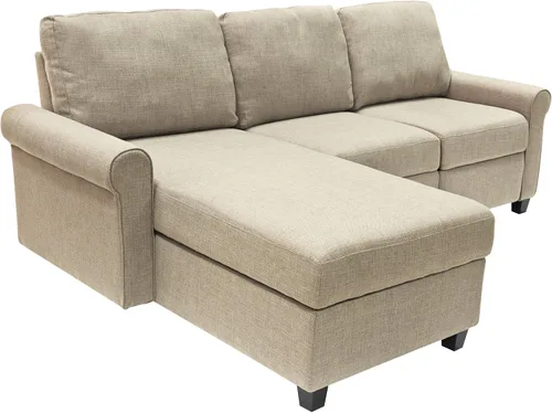 Miniatura 8 de Serta Copenhagen - Sofá reclinable pequeño con almacenamiento integrado, tela de bajo mantenimiento y apta para la familia, sección izquierda