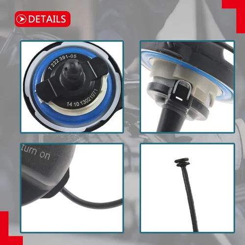 Miniatura 6 de 8100-1003 Tapa de llenado de depósito de combustible de gasolina para BMW Xdrive Gran Coupe 230I 323I 325Ci Turismo Activehybrid Alpina X5 X6 X7 Z4