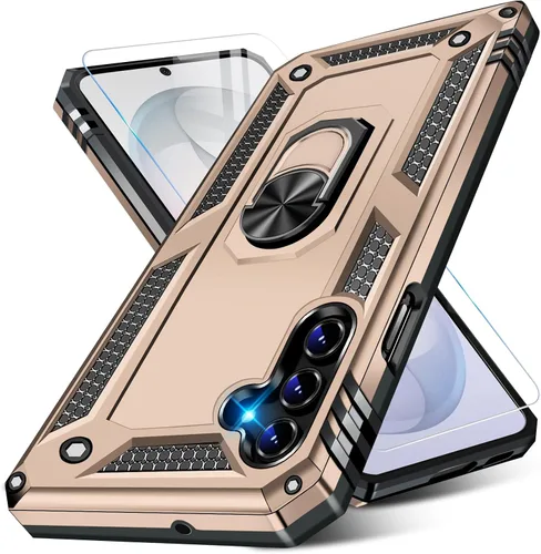 Miniatura 79 de Vaki Funda para Samsung Galaxy S22 5G con protector de pantalla integrado de grado militar, cubierta dura y resistente, funda resistente para Galaxy