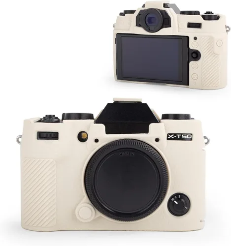 Miniatura 14 de MUZIRI KINOKOO Funda de silicona compatible con cámara digital Fujifilm X-T50 XT50, goma suave Fuji XT50 X-T50 con superficie esmerilada, agarre