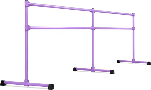 Miniatura 8 de VITA Barre - Barra de ballet doble portátil independiente, extrema, acero Altura fija, fabricada en Estados Unidos, equipo de ejercicio en casa