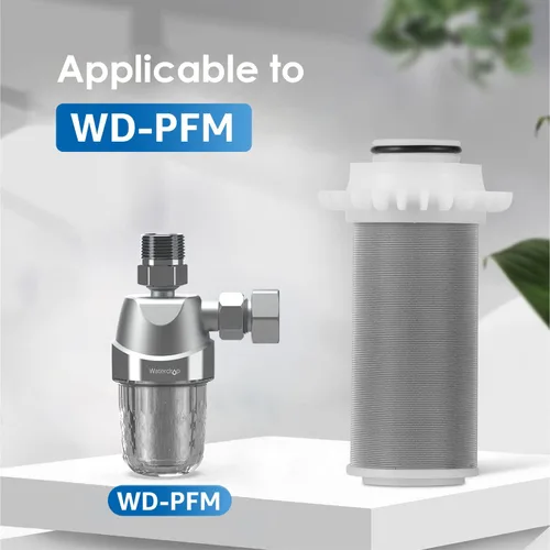 Miniatura 2 de Waterdrop WD-PFM - Cartucho de repuesto para sistema de agua en línea con inhibición para toda la casa, 40 micras, 1 unidad