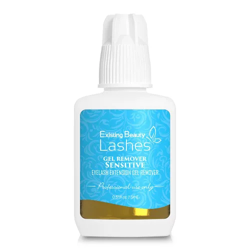 Removedor de pestañas sensible para extensiones de pestañas - Gel removedor de extensiones de pestañas transparente - Removedor de extensiones de