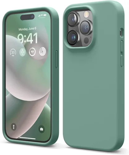 Miniatura 18 de elago Compatible con Funda para iPhone 14 Pro, Funda de Silicona Líquida, Cubierta Protectora de Cuerpo Completo, A Prueba de Golpes, Funda Delgada