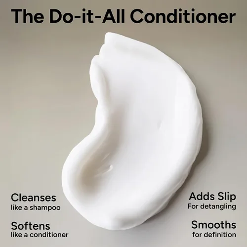 Miniatura 3 de Ouidad Curl Shaper Double Duty Cleansing Conditioner - Weightless Formula for Loose Curls & Waves, Use Daily Or As A Co-Wash, Encourage Definition