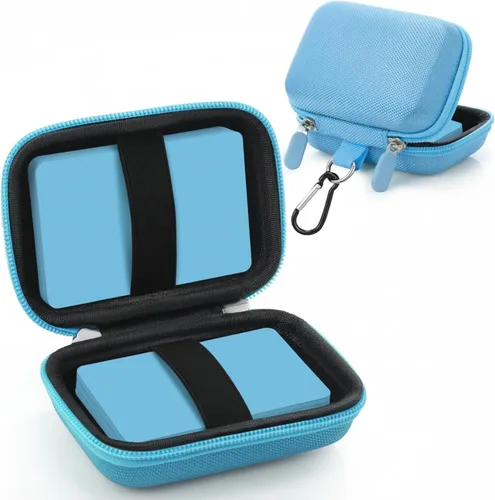 Miniatura 11 de Sanwuta Estuche de viaje para juegos de cartas de viaje, estuche de cartas de EVA, bolsa de transporte protectora dura para caja de juego clásica