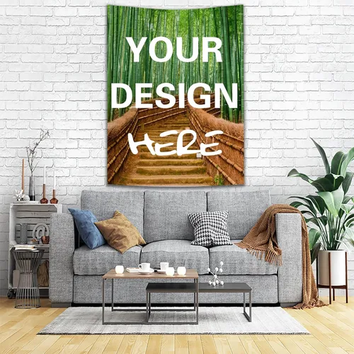 HTYJFIG Tapiz personalizado para subir imágenes, tapiz de fondo personalizado, regalos personalizados para decoración del hogar y dormitorio (29 x