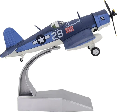 Miniatura 4 de TANG DYNASTY 1:72 F4U Corsair Metal Fighter modelo de avión de ataque, Marina de los Estados Unidos, modelo de avión militar, avión fundido a
