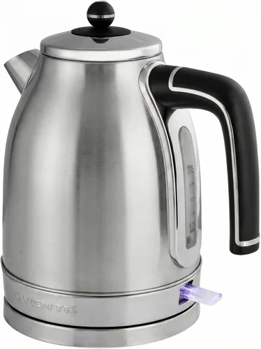 OVENTE Hervidor Eléctrico de 1.7L, Calentador de Agua de Hervido Rápido de 1500W para Café o Té con Cuerpo de Acero Inoxidable Libre de BPA e