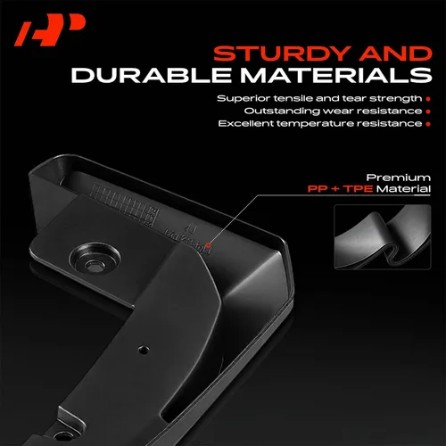 Miniatura 5 de A-Premium Juego de 4 solapas de barro para salpicaduras, guardabarros con accesorios compatibles con Ford Mustang Mach-E Mach E 2021-2022