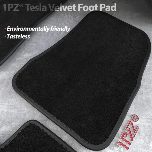 Miniatura 5 de 1PZ Alfombrillas negras para Tesla Model 3 2017-2024, protección resistente para todo tipo de clima