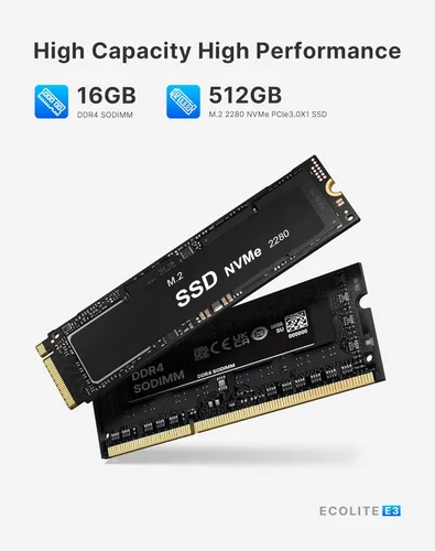 Miniatura 4 de BOSGAME Mini PC E3 Neo, Alder Lake N95 Mini computadoras USB-C con todas las funciones, RAM DDR4 de 16 GB, SSD NVMe de 512 GB, pantalla triple 4K