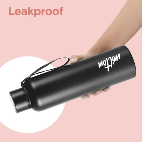 Miniatura 5 de Milton Aura 1000 Thermosteel Water Bottle, 24 Hr Hot and Cold I Leak Proof Lid, ISI Certified I Vacuum Insulated I for Office, Gym, School I