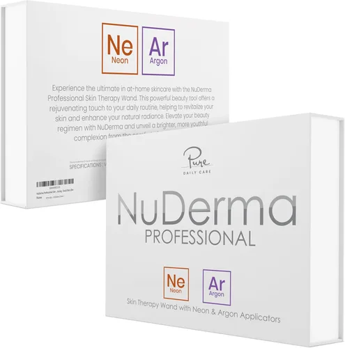 Miniatura 7 de NuDerma - Varita de terapia profesional para la piel - Máquina portátil de terapia de la piel con 6 varillas de neón y argón – Mejora tu piel