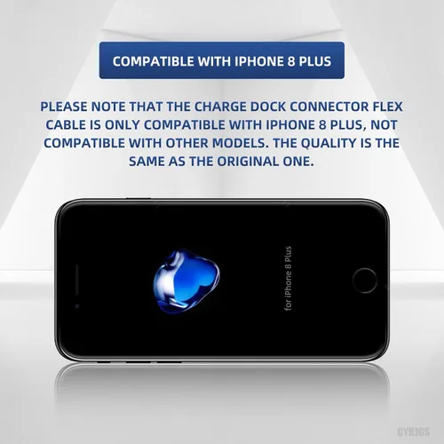 Miniatura 3 de para iPhone 8 Plus Puerto de carga de repuesto OEM puerto de auriculares Cable de cinta de antena de micrófono USB USB con kits de reparación