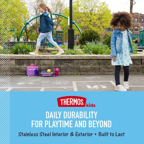 Miniatura 3 de THERMOS FUNTAINER - Tarro de comida para niños aislado al vacío de acero inoxidable de 10 onzas con cuchara, preescolar Mickey