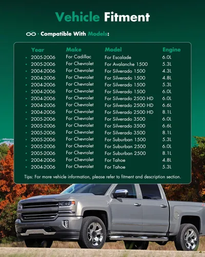 Miniatura 7 de SCITOO Espejo retrovisor derecho para 2003-2007 para Chevy para GMC Silverado Sierra 1500/2500 HD/3500 Classic con modelos con calefacción eléctrica