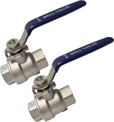Miniatura 11 de Válvula de bola de acero inoxidable 316 de 1 pulgada hembra a macho, 2 piezas con rosca NPT de puerto completo, 1000 WOG, válvula de cierre
