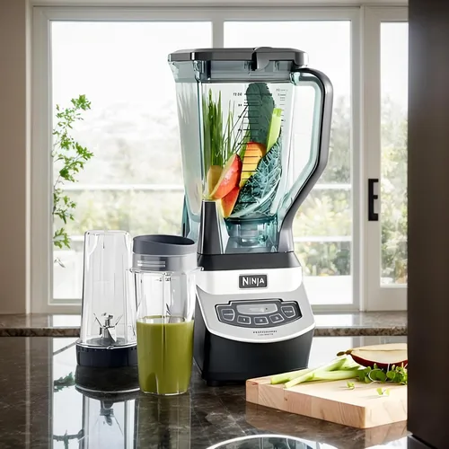 Miniatura 2 de Vasos de licuadora aptos para Ninja, piezas de repuesto de vasos de 16 onzas con tapas, accesorios de licuadora compatibles con Nutri Ninja Auto IQ
